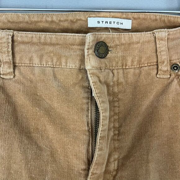 Jones New York Stretch Corduroy Pants Womens 14 Mocha Mousse Brown Normcore - Picture 2 of 6